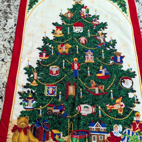Vintage VIP Cranston Toyland Advent Calendar completed set Christmas tree toys